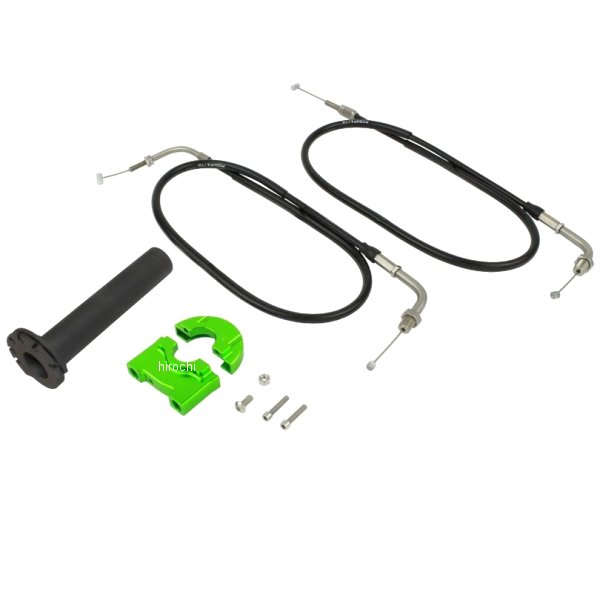 コンパクトハイスロットルキット KLX250、Dトラッカー ライムグリーン