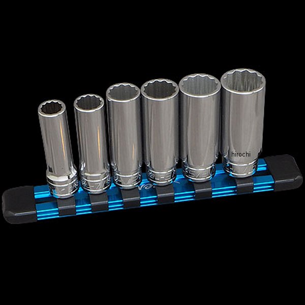 ディーン DEEN 3/8SQ 12角インチディープソケット 6ピースセット