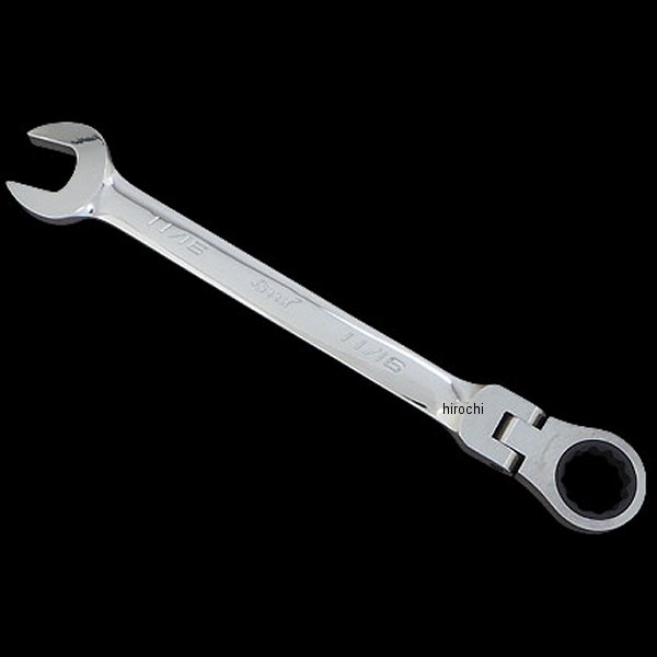 ディーン DEEN インチ首振りラチェット コンビレンチ 11/16