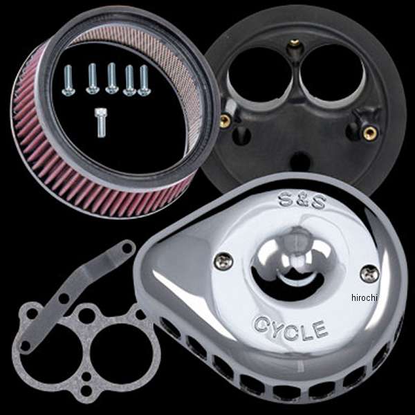 ステルスエアクリーナーキット ミニティアドロップ クローム XG750A