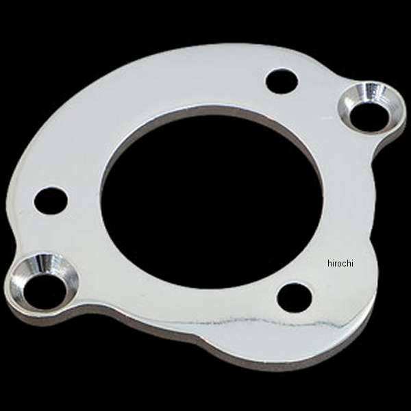 シングルボアインテーク アダプタープレート クローム