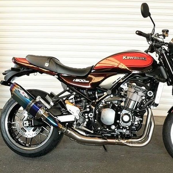 スリップオンマフラー ナサートエボリューション TYPE2 18年-19年 Z900RS ブルーチタン