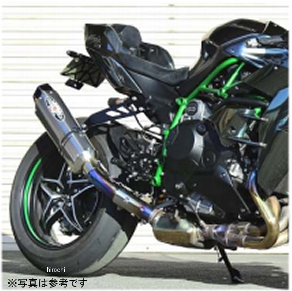 スリップオンマフラー ナサートエボリューション TYPE2 15年以降 ニンジャ H2 メタルブラック