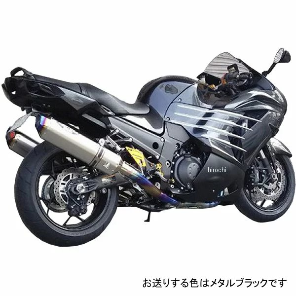 フルエキゾースト ナサートエボリューション TYPE2 16年以降 ニンジャ ZX-14R メタルブラック