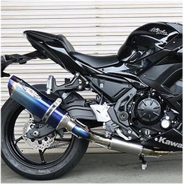 フルエキゾースト ナサート エボリューション TYPE2 メタルブラック 17年-20年 Ninja650/Z650