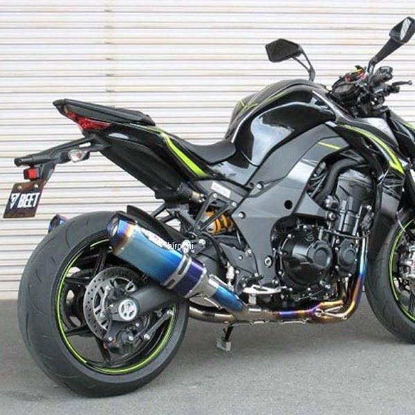 フルエキゾースト ナサートエボリューション TYPE2 17年 Z1000 ブルーチタン