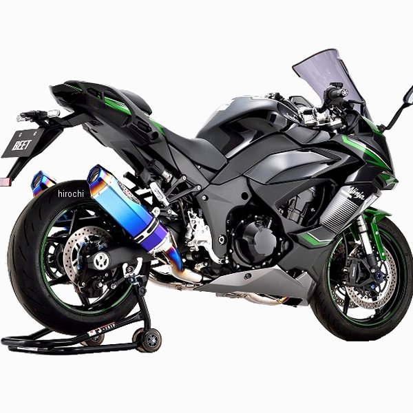 フルエキゾースト ナサートエボリューション TYPE2 T2 UP ニンジャ1000SX ブルーチタン