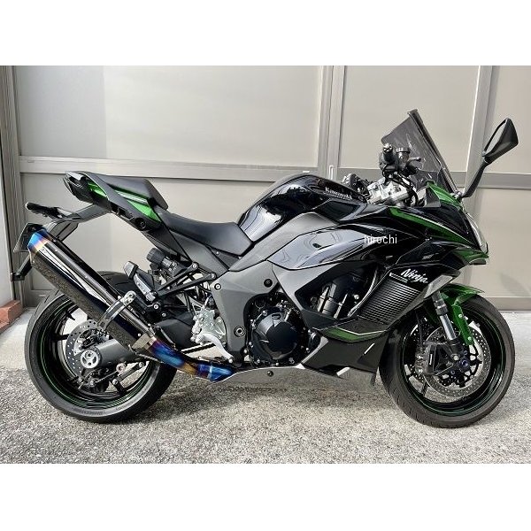 ナサートエボリューション TYPE2 フルエキゾーストマフラー 20-23年 Ninja1000SX ブルーチタンサイレンサー