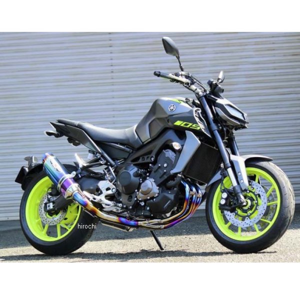 フルエキゾースト ナサートエボリューション TYPE2 17年-18年 MT-09、XSR900 ブルーチタン