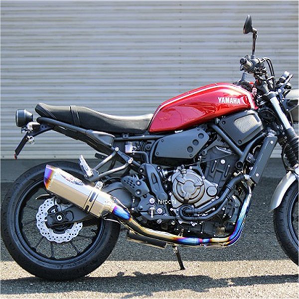 フルエキゾースト ナサートエボリューション TYPE2 18年 XSR700 クリアチタン