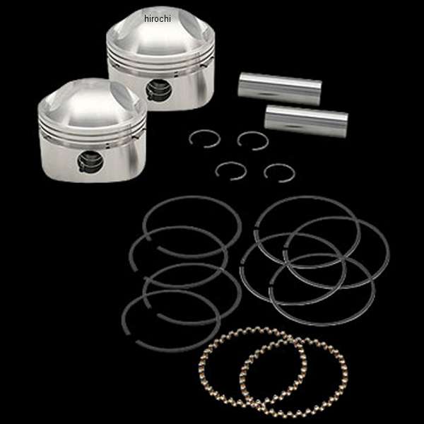 鍛造ピストンセット ローコンプ 36年-84年ストローカー +.020