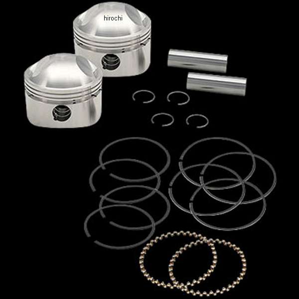 鍛造ピストンセット ローコンプ 36年-84年ストローカー +.080