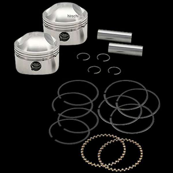 鍛造ピストンセット ローコンプ 36年-84年ストローカー +.090