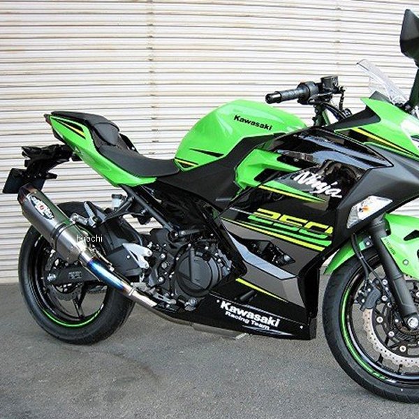 フルエキゾースト ナサートエボリューション TYPE2 18年 Ninja250 チタン