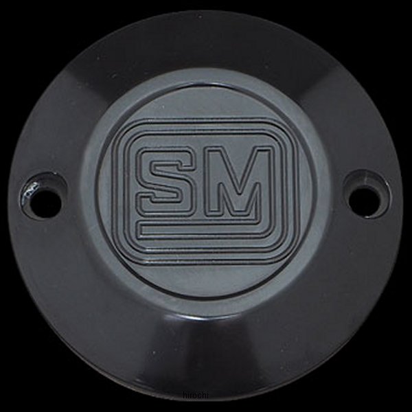 ホリゾンタルポイントカバー 2穴 黒 84年-99年 BigTwin