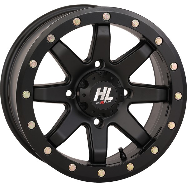 HL9 ホイール フロント、リア 18×7 4/137 6+1 21年 Talon 1000X-4 Special Edition マットブラック