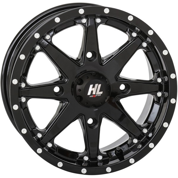 HL10 ホイール フロント、リア 14×7 4/110 5+2 17年-18年 YXZ 1000R SS SE 黒