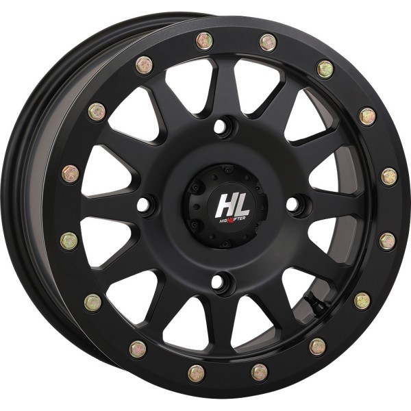 HLA1 ホイール フロント、リア 15X7 4/156 5+2 20年-22年 YXZ1000R SS XT-R 4x4 黒