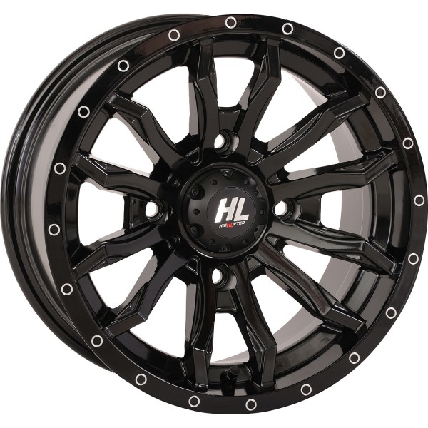 HL21 ビードロックホイール フロント、リア 14×7 4/156 4+3 20年-22年 YXZ1000R SS XT-R 4x4 黒