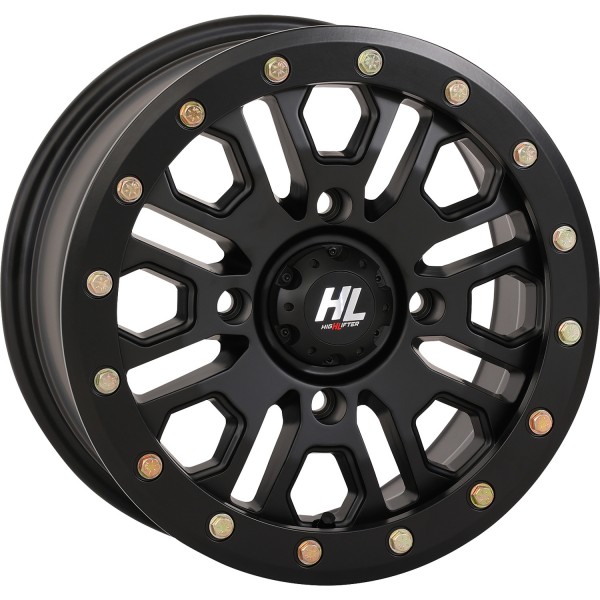 HL23 ビードロックホイール フロント、リア 15×7 4/156 5+2 20年-22年 YXZ1000R SS XT-R 4x4 マットブラック