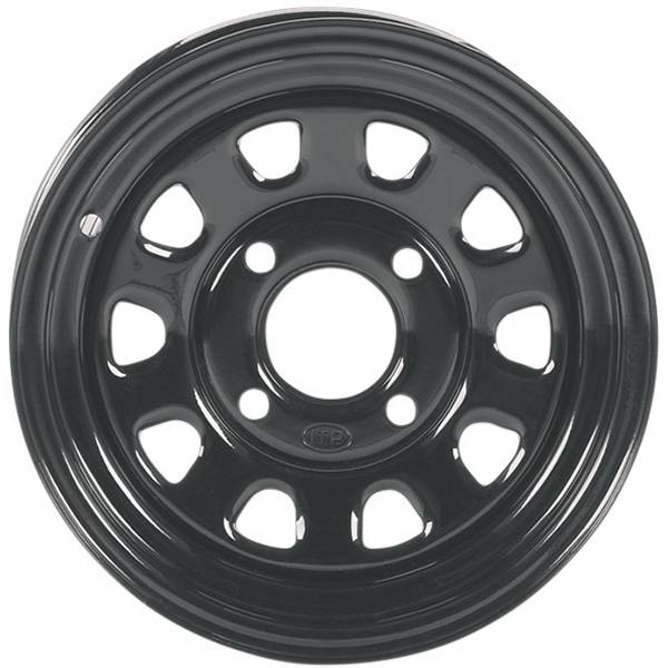 デルタ スチール ホイール 12X7 4/137 黒