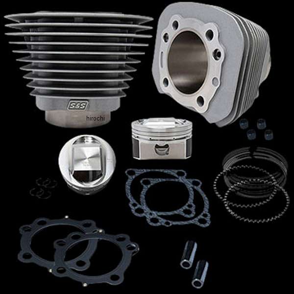 シリンダー&ピストンキット 1250cc ハイコンプ シルバー