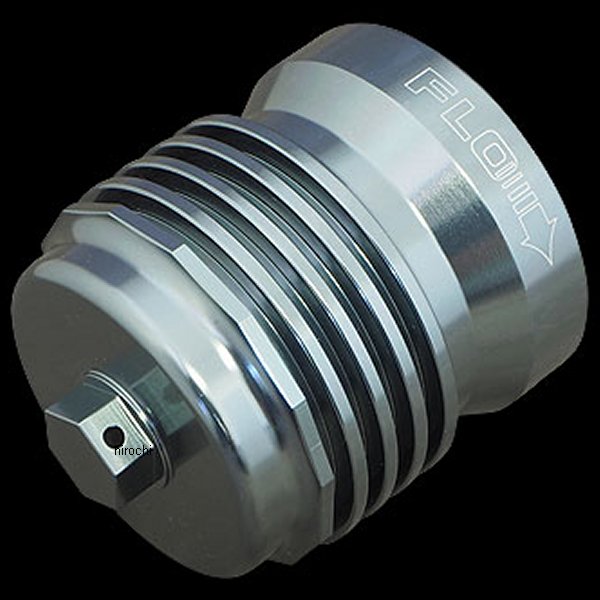 FLO オイルフィルター ストリート750 アルマイトガンメタルグレー