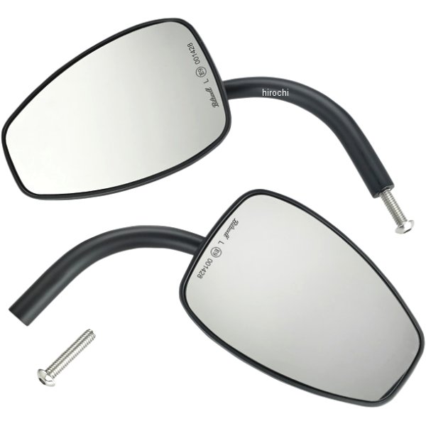 ユーティリティ ティアドロップワイドミラーセット 黒