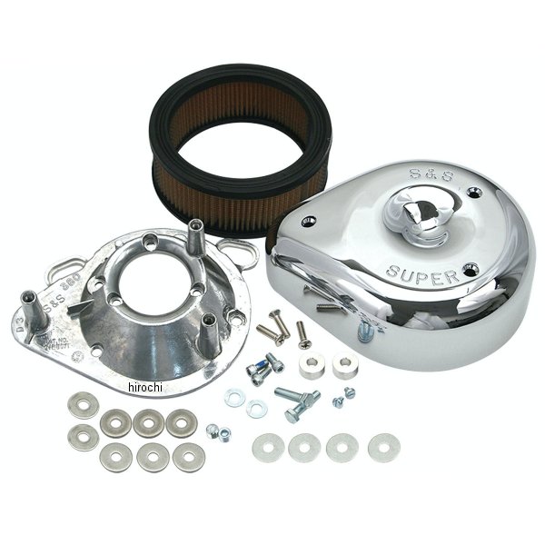 ティアドロップエアクリーナー 4-1/8インチ ボアエンジン用