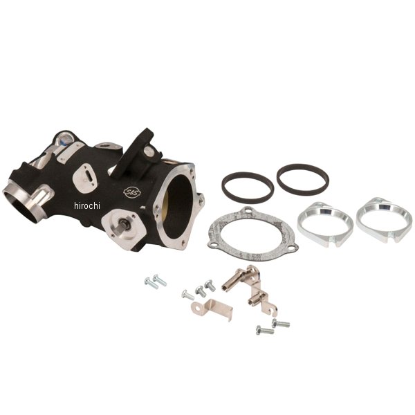 スロットルボディ 58mmケーブル マニ408 02年-05年 ビッグツイン