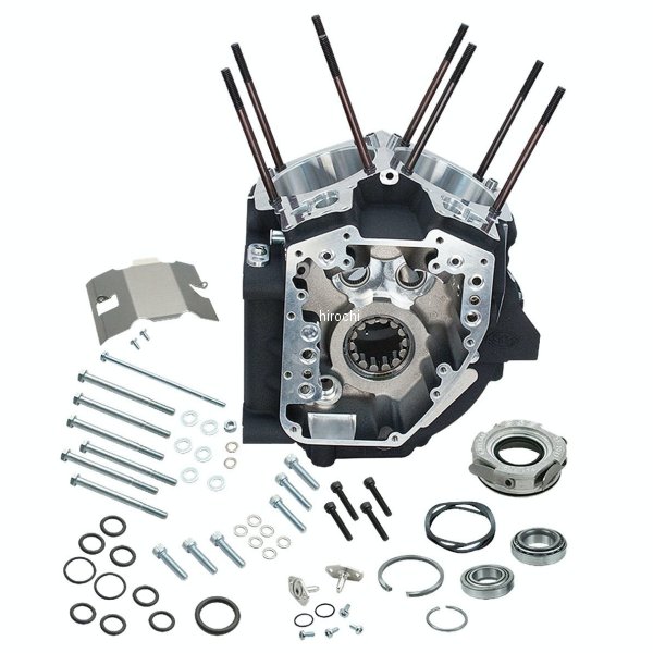 クランクケース 99年-06年 TC88A リンクルブラック