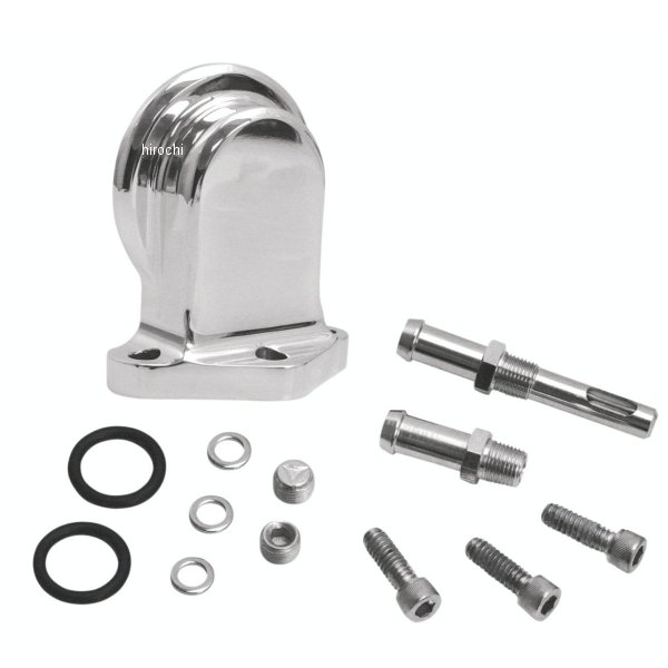 ビレットオイルフィルターブラケット ポリッシュ 99年-06年 ビッグツイン