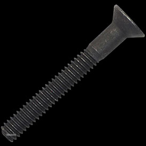 オイルポンプ スクリュー 1/4-20 x 2インチ TwinCam88 黒