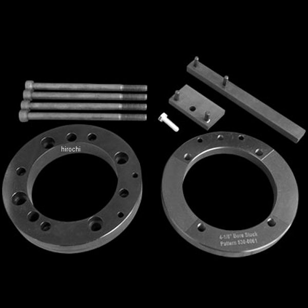 シリンダートルクプレートキット ストックボルトパターンのツインカム用4-1/8inボア径シリンダー