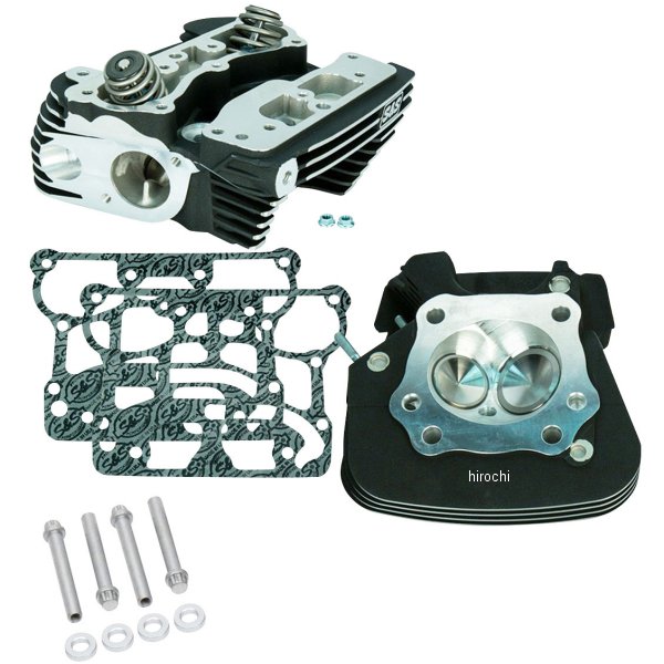 スーパーストック シリンダーヘッドキット 06年-16年 ビッグツイン リンクルブラック