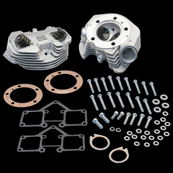 スーパーストックシリンダーヘッドキット 66年-78年 Oリングタイプマニホールド仕様ショベルヘッド