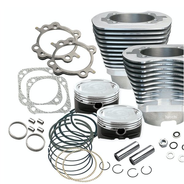 4-1/8 シリンダー&ピストンキット ホットセットアップストックヘッド シルバー