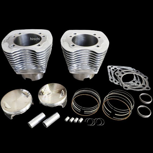 4-1/8インチ シリンダー&ピストンキット V117 84年-99年 Vシリーズクランクケース ポリッシュ