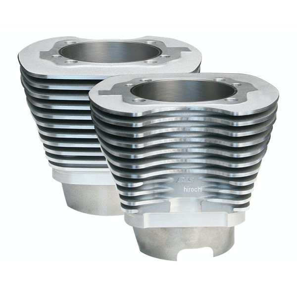 4-1/8インチ シリンダーセット シルバー 117インチ 99年-06年 ビッグツイン シルバー