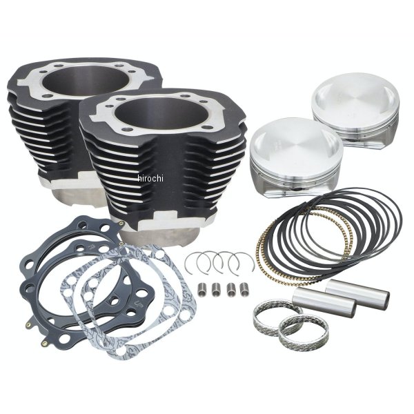 4.425インチ シリンダー&ピストンキットWBK T143 黒