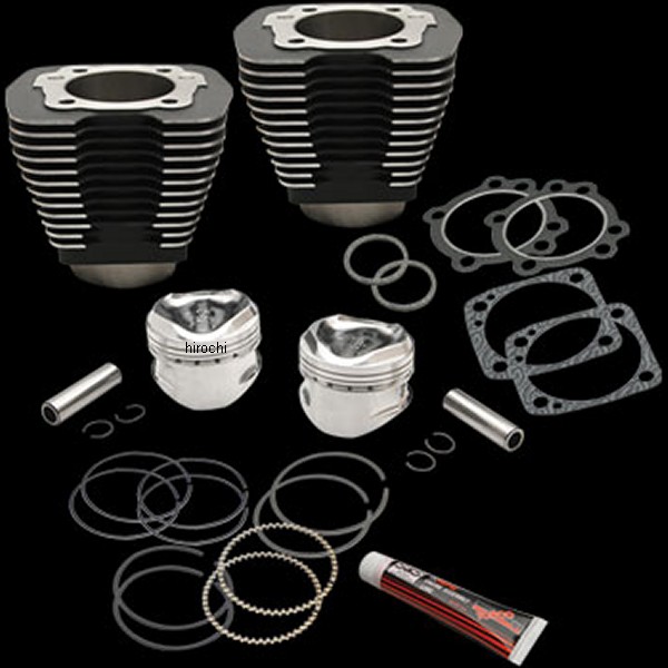 88cui ビッグボア シリンダー、ピストンキット 84年-99年 BigTwin