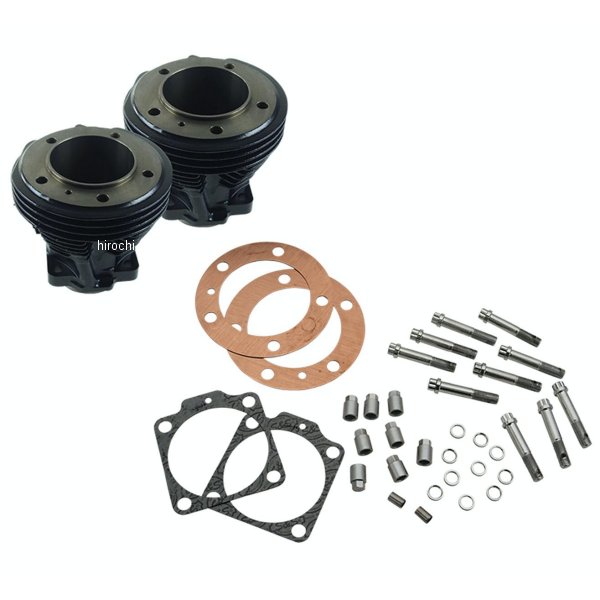 3-1/2インチ シリンダーセットBK 80インチ/84インチ 66年-84年 ビッグツイン 黒