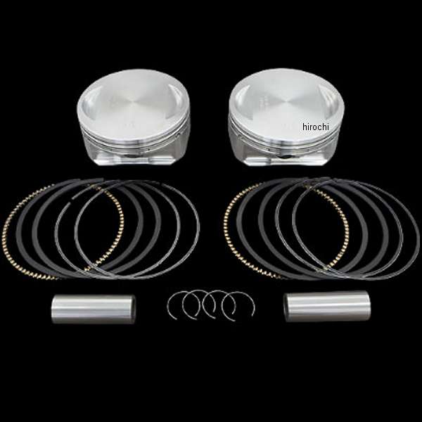 4.425インチ 鍛造ピストンキット T143シリーズ +.020インチ