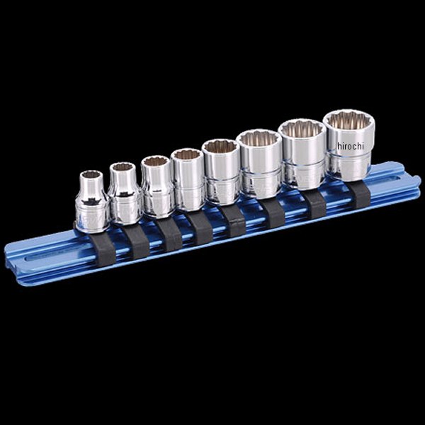 ディーン DEEN 1/4SQ 12角 ミリソケット 8ピースセット