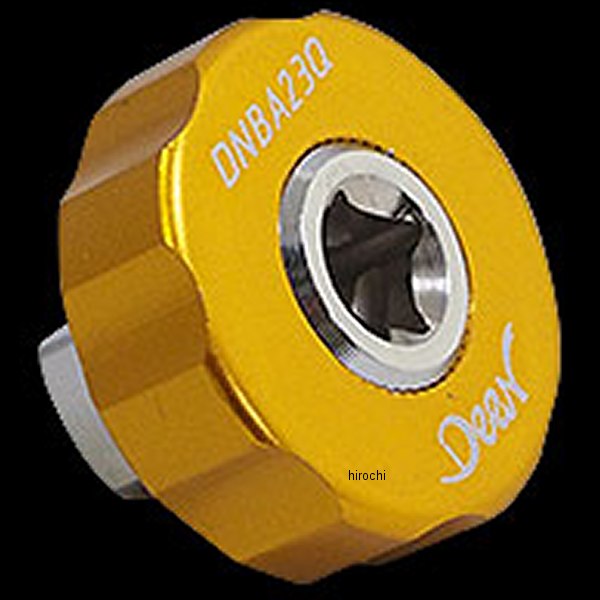 ディーン DEEN 1/4→3/8SQ変換 ラチェットスピンナー ゴールド