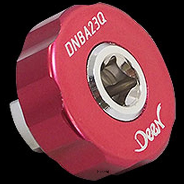 ディーン DEEN 1/4→3/8SQ変換 ラチェットスピンナー 赤