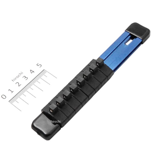 ディーン DEEN 1/4SQ アルミレール ソケットホルダー 8ピース用