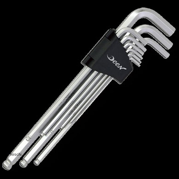 ディーン DEEN ミリ L型ヘキサゴンレンチ 9ピースセット