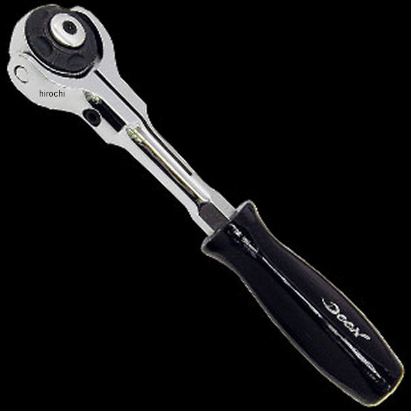 ディーン DEEN 3/8SQ ラウンドフルターン スイベルラチェット 155mm