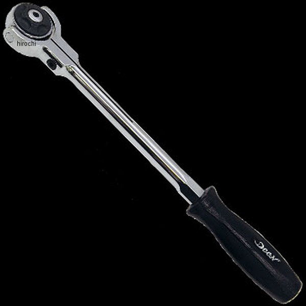 ディーン DEEN 3/8SQ ラウンドフルターン スイベルラチェット 275mm